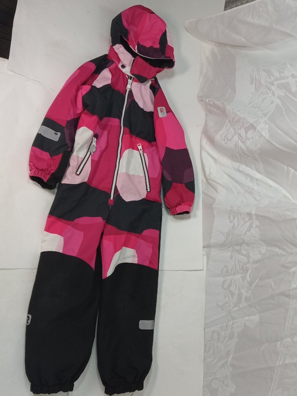 Reima Kauhava Snowsuit Kids 12 Youth Pink Reimatec Hooded Waterproof Ski